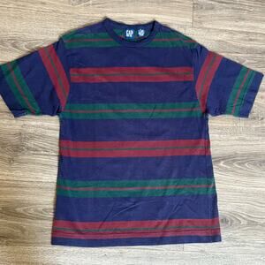 vintage GAP colorful striped shirt sz S rave skater 90s y2k grunge Surf
